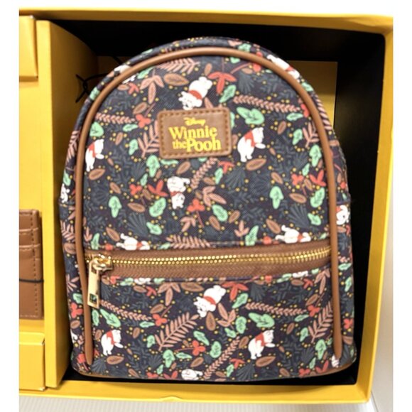 Disney Trip Winnie The Pooh 3pc Gift Set Cute Mini Backpack ID Card And Keychain - Picture 2 of 14